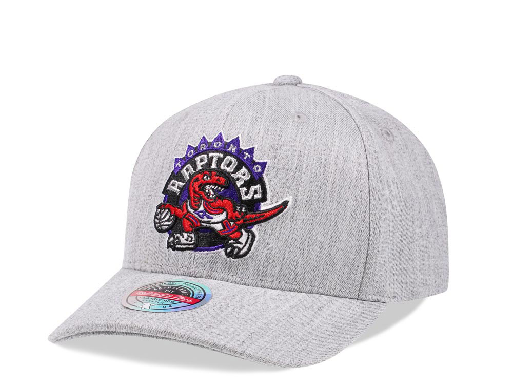 Mitchell & Ness Toronto Raptors Heather Red Line Flex Snapback Hat