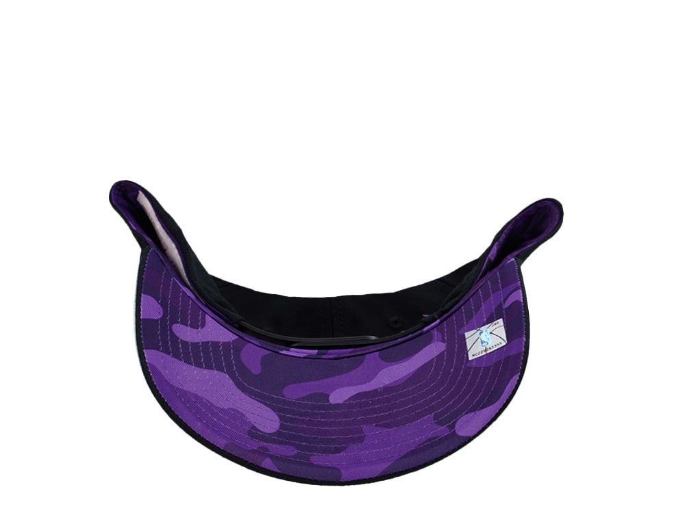 Mitchell & Ness Los Angeles Lakers 404 Club Camo Black Edition Pro Pinch Fit Snapback Hat