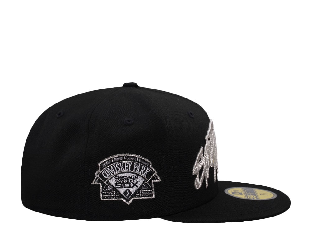 New Era Chicago White Sox Comiskey Park Black Prime Edition 59Fifty Fitted Hat
