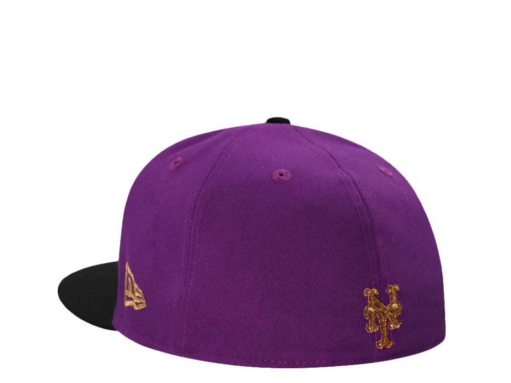 New Era New York Mets World Series 1969 Grape Metallic Flame Edition 59Fifty Fitted Hat