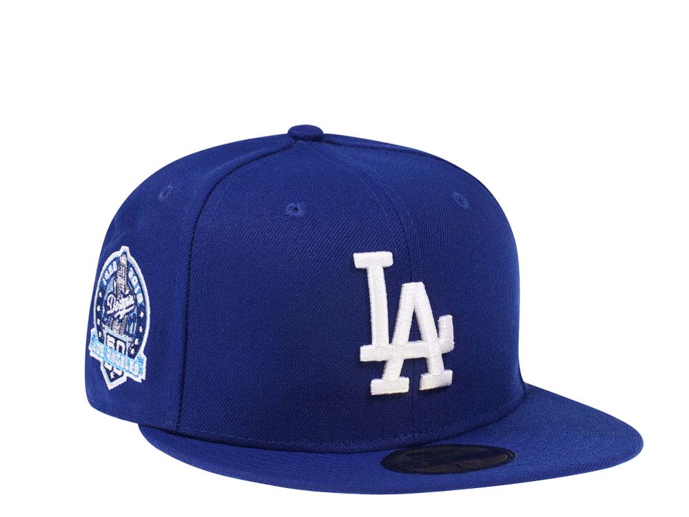 New Era Los Angeles Dodgers 60th Anniversary Glacier Blue Paisley Edition 59Fifty Fitted Hat