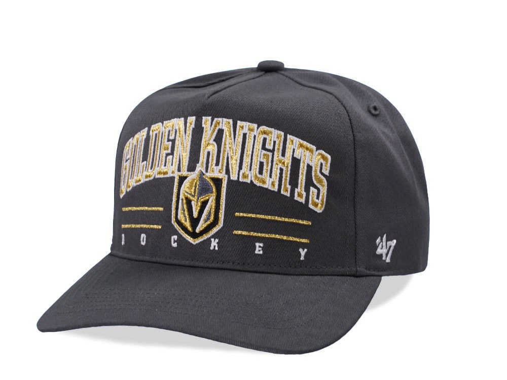 47Brand Las Vegas Golden Knights Charcoal Hitch Edition Snapback Hat