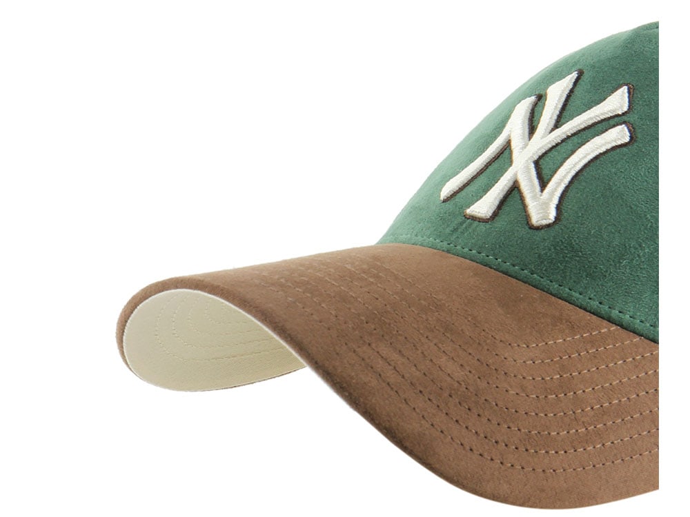 47Brand New York Yankees Dark Green Ultrasuede Edition MVP Strapback Hat