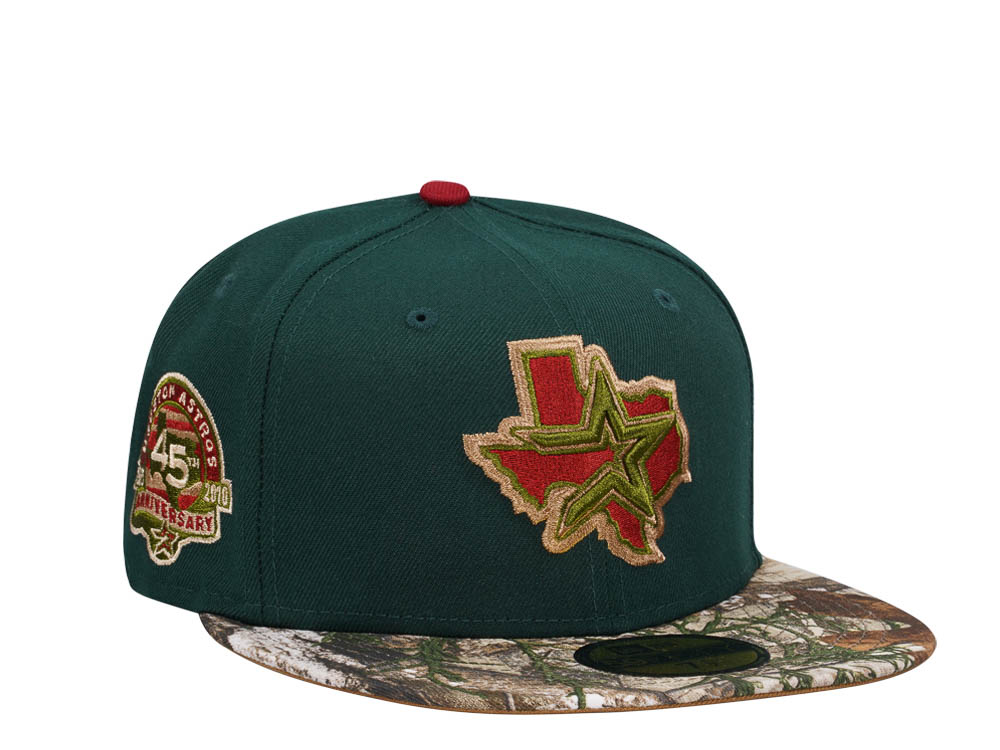 New Era Houston Astros 45th Anniversary Real Tree Two Tone Edition 59Fifty Fitted Hat