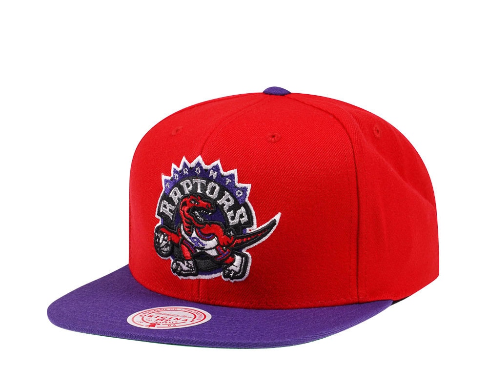 Mitchell & Ness Toronto Raptors Hardwood Classics 2 Tone Snapback Hat