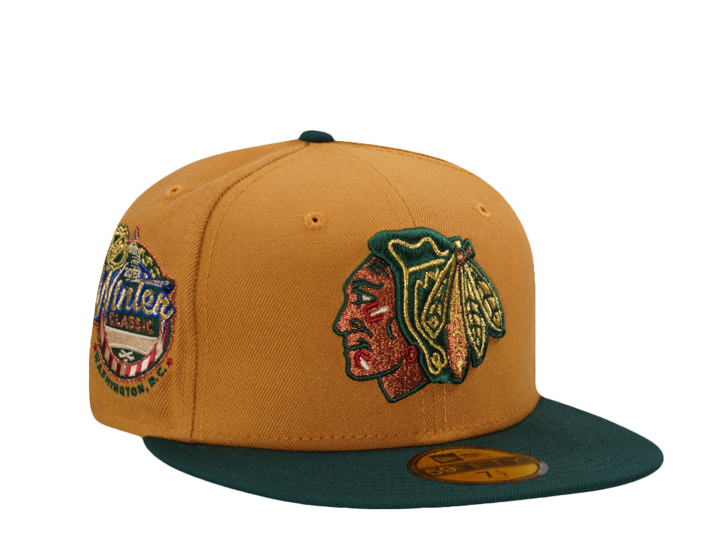 New Era Chicago Blackhawks Winter Classic 2015 Panama Two Tone Edition 59Fifty Fitted Hat