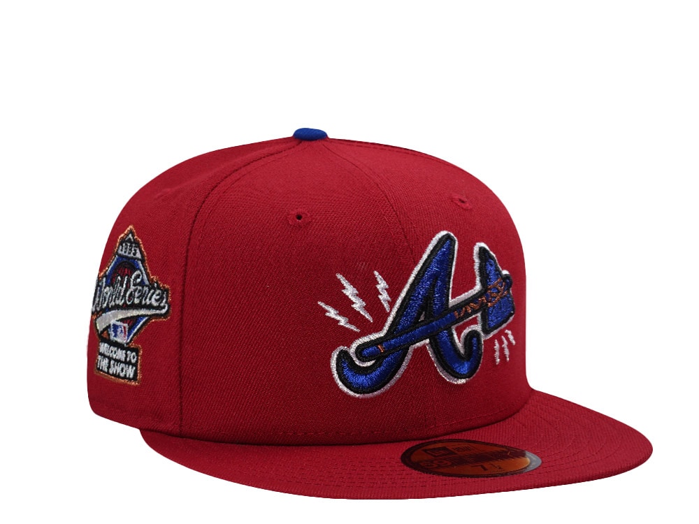 New Era Atlanta Braves World Series 1995 Pinot Prime Edition 59Fifty Fitted Hat