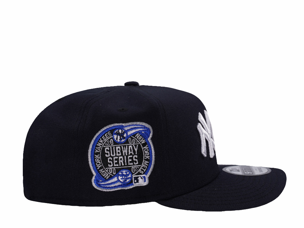 New Era New York Yankees New York Mets Subway Series Navy Prime Edition 9Fifty A Frame Snapback Hat