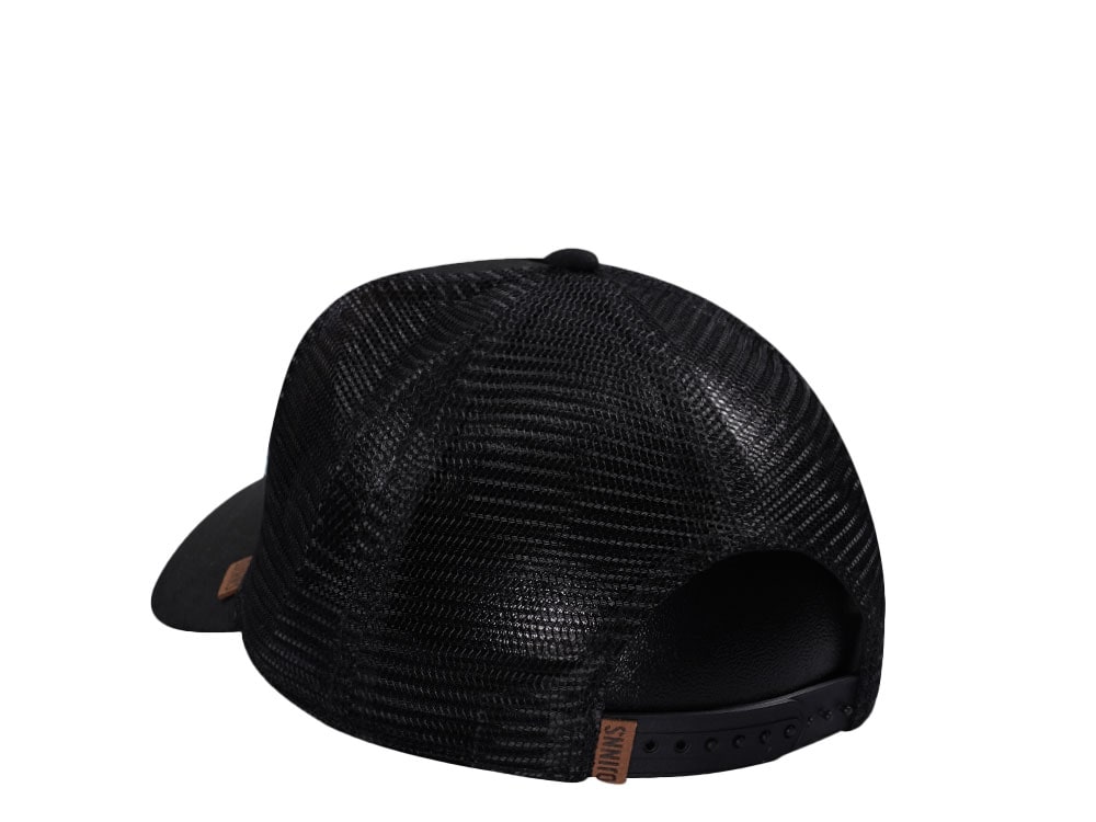 Djinns Lazy Sunday Classic Black Trucker Snapback Hat