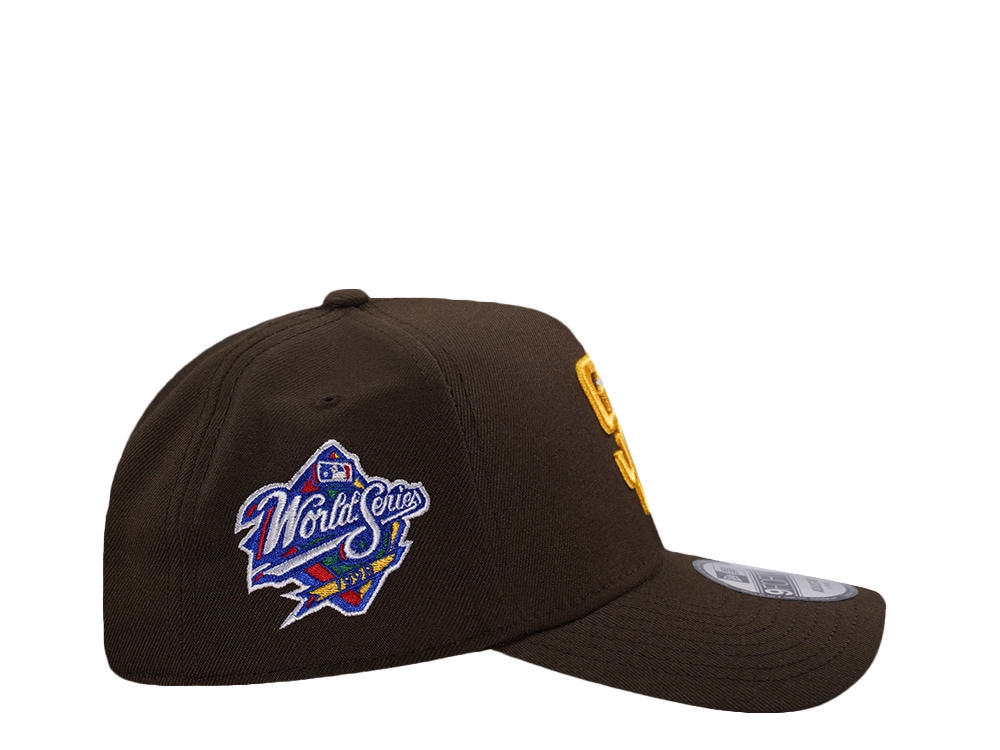 New Era San Diego Padres World Series 1998 Walnut Prime Edition 9Forty A Frame Snapback Hat