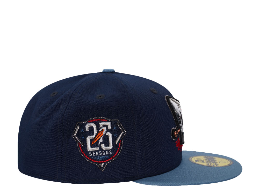 New Era Myrtle Beach Pelicans 25 Seasons Ocean Blue Two Tone