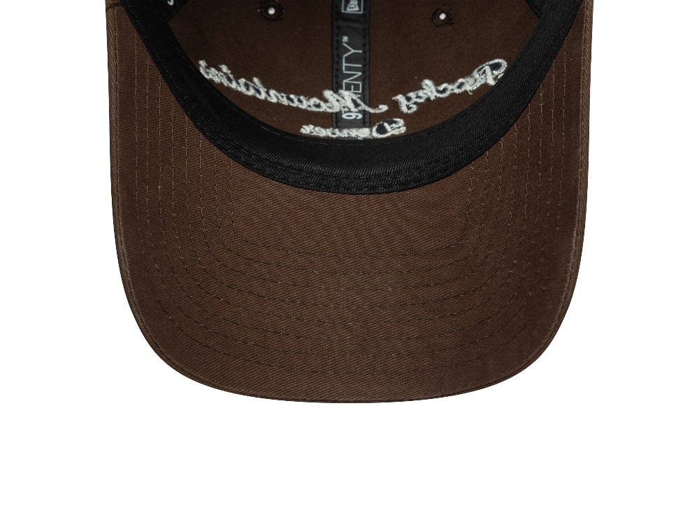 New Era Rocky Mountains Wordmark Brown 9Twenty Strapback Hat