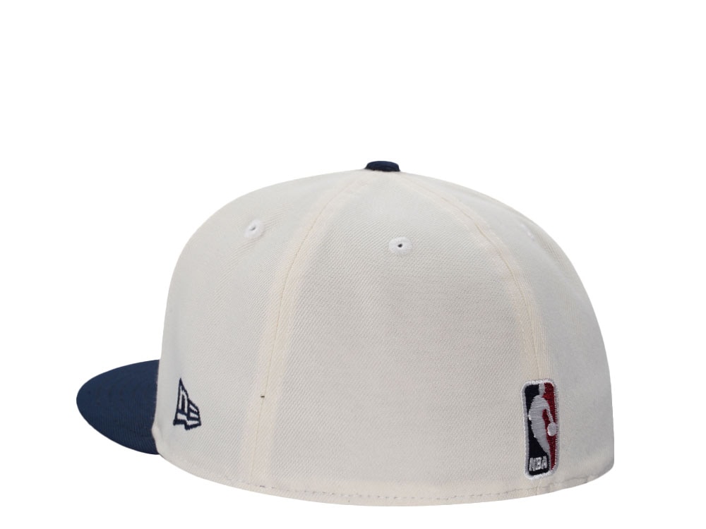 New Era Detroit Pistons 20th Anniversary Chrome Two Tone Edition 59Fifty Fitted Hat