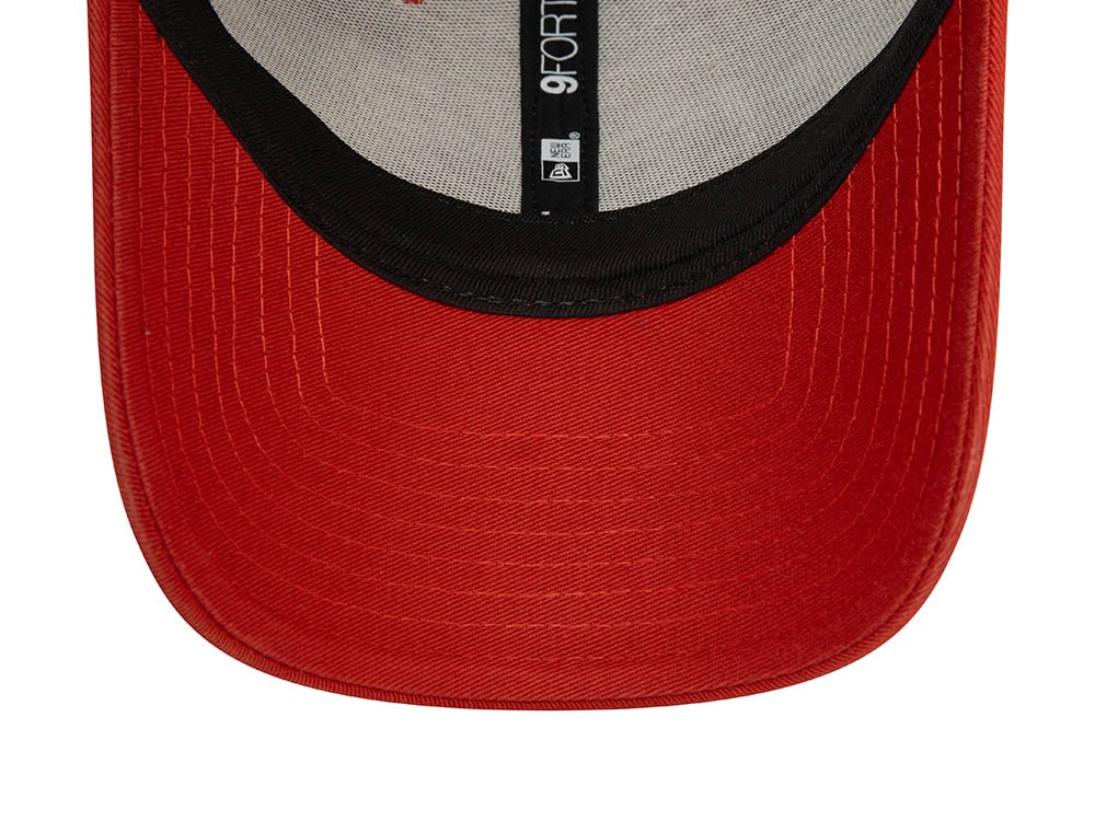 New Era Logo Red 9Forty Strapback Hat