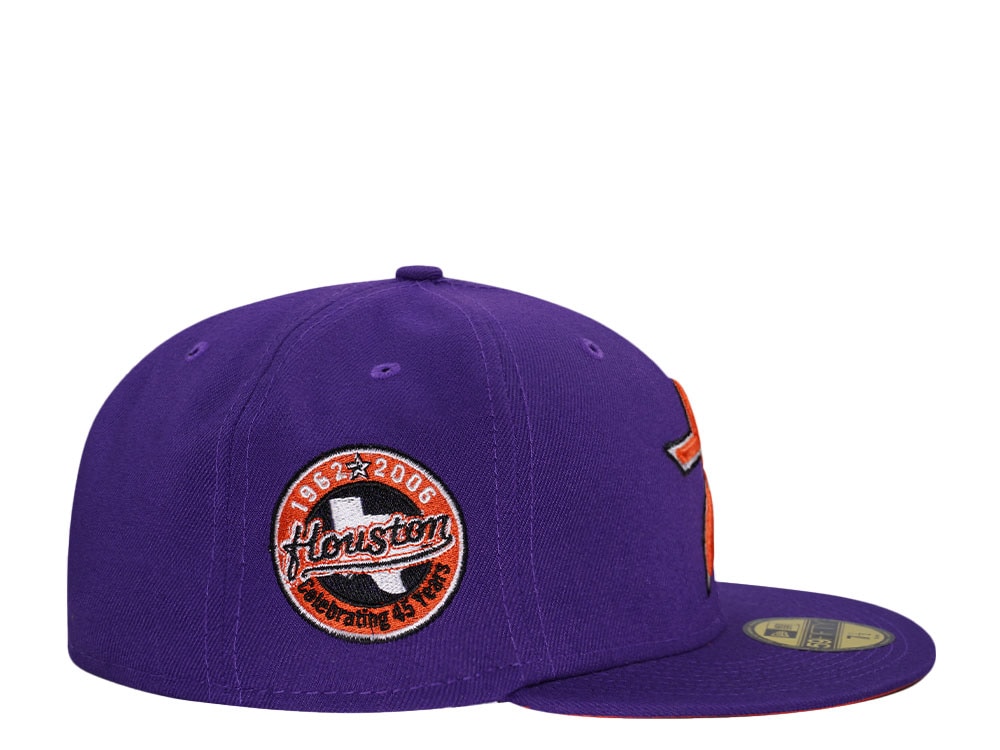 New Era Houston Astros 45th Anniversary Purple Orange Edition