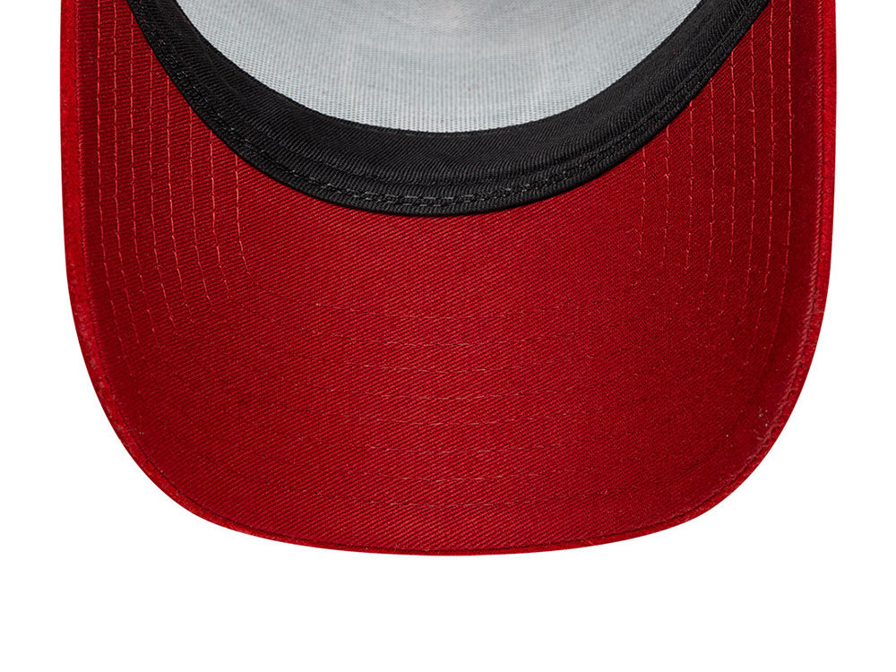 New Era Asroma Faux Suede Maroon Edition 9Forty A Frame Trucker Snapback Hat