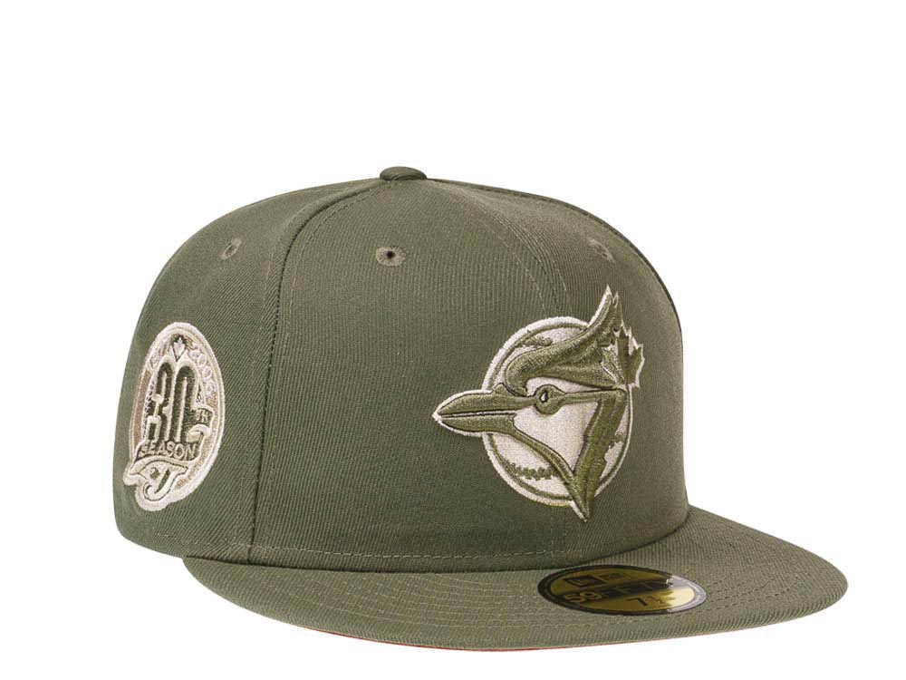 New Era Toronto Blue Jays 30th Season Olive Pinot Noir Edition 59Fifty Fitted Hat