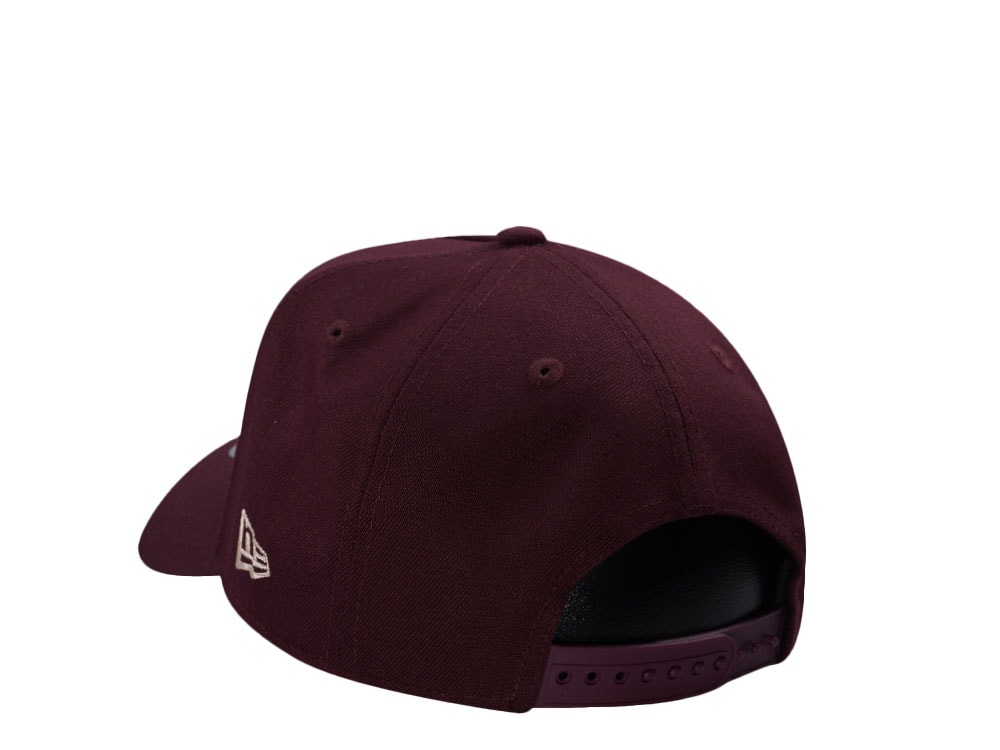 New Era Los Angeles Dodgers World Series 2026 Maroon Prime Edition 9Forty A Frame Snapback Hat