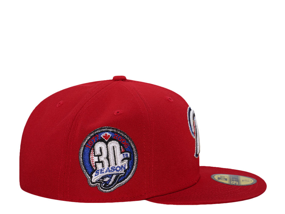 New Era Toronto Blue Jays 30th Season Red Prime Edition 59Fifty Fitted Hat