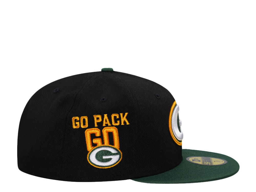 New Era Green Bay Packers Go Pack Go Two Tone Edition 59Fifty Fitted Hat