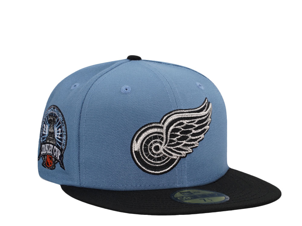 New Era Detroit Red Wings Stanley Cup 2002 Faded Blue Two Tone Edition 59Fifty Fitted Hat