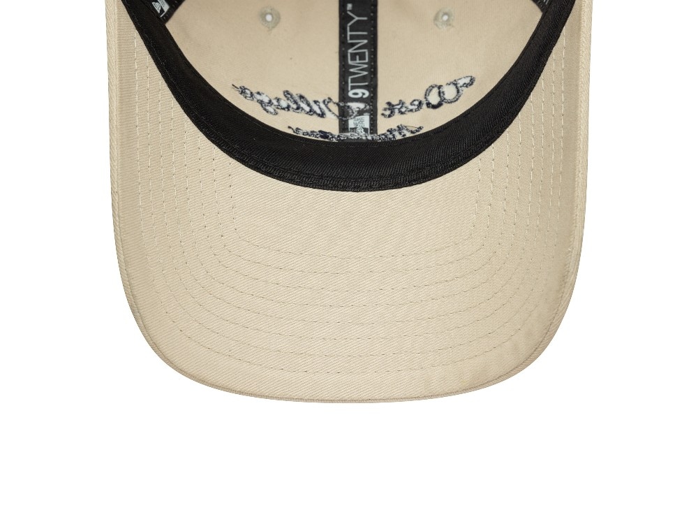 New Era West Village Wordmark Stone 9Twenty Strapback Hat