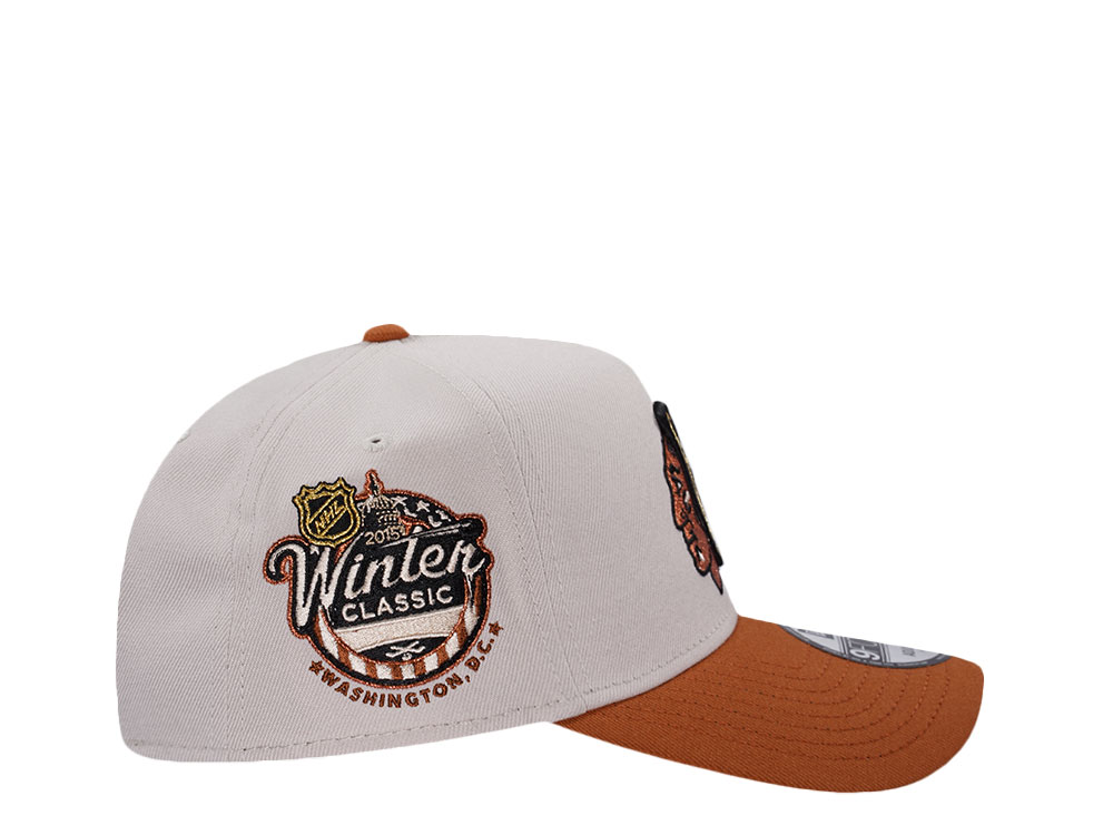 New Era Chicago Blackhawk Winter Classic 2025 Chrome Two Tone Edition 9Forty A Frame Snapback Hat