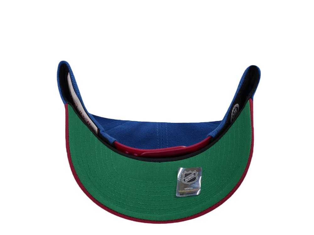 Mitchell & Ness Colorado Avalanche Pro Crown Fit Blue Snapback Hat