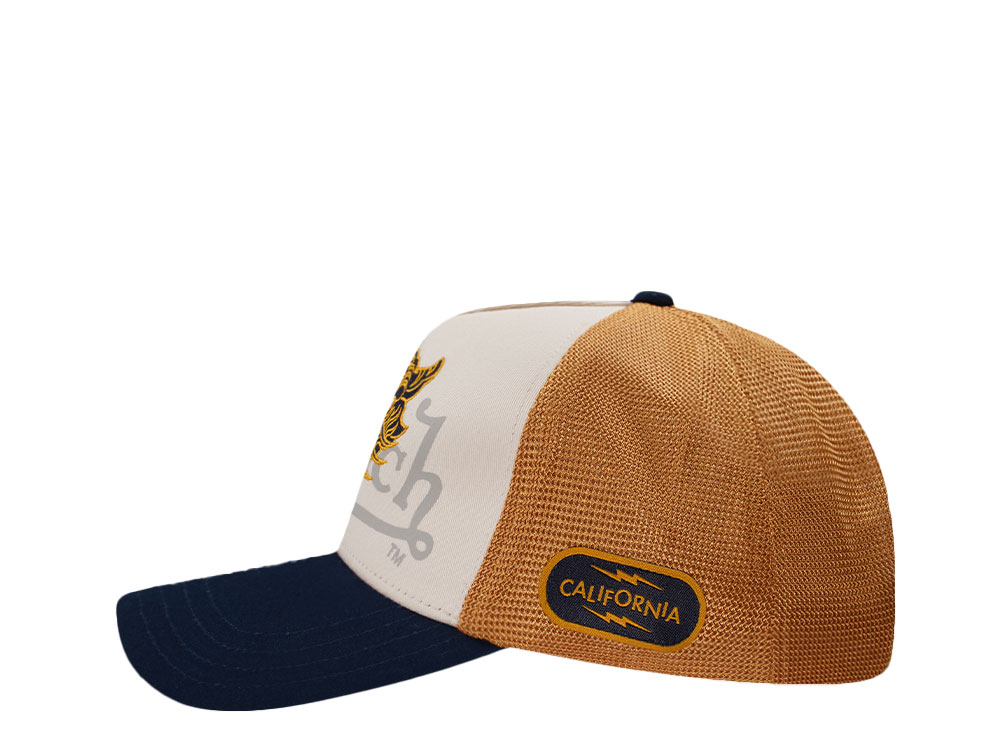 Von Dutch Wild Patch Two Tone Trucker Snapback Hat