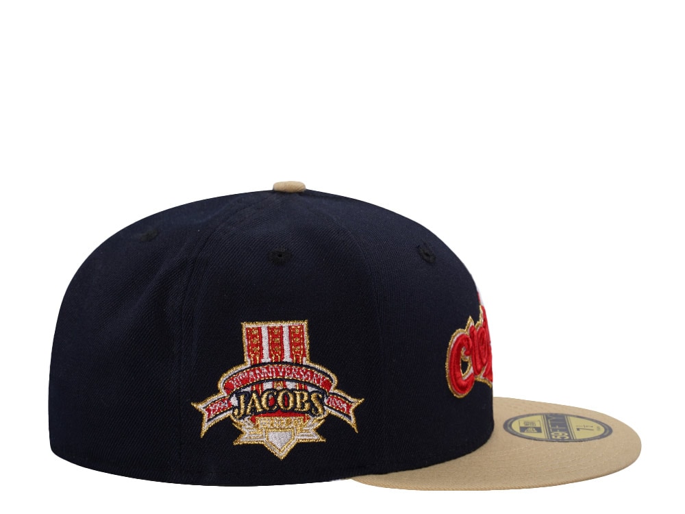 New Era Cleveland Indians 10th Anniversary Jacobs Field Two Tone Edition 59Fifty Fitted Hat