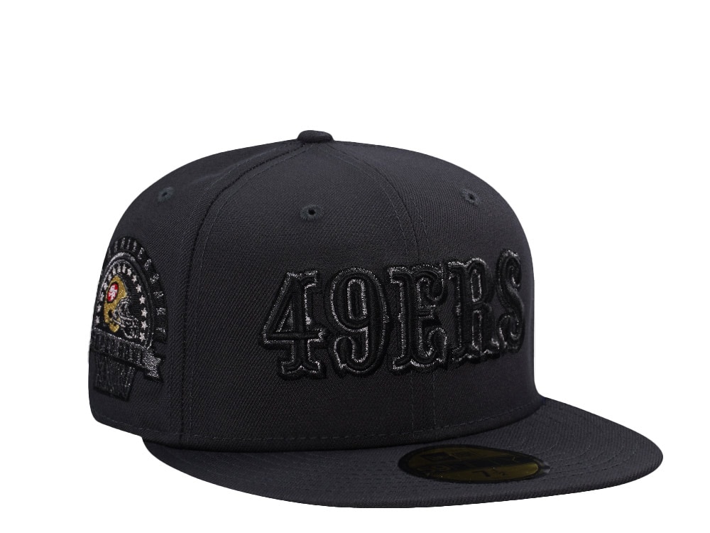 New Era San Francisco 49ers 30th Anniversary Gray Prime Edition 59Fifty Fitted Hat