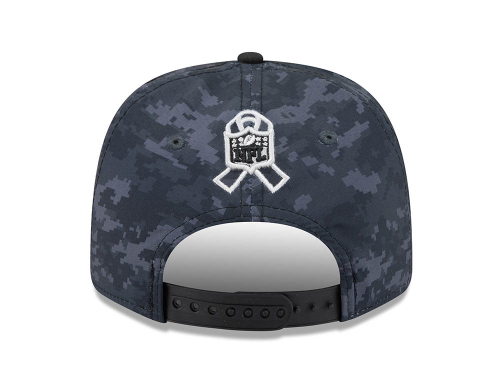 New Era Atlanta Falcons NFL Salute to Service 2026 Digi Camo Black 9Seventy Stretch Snapback Hat