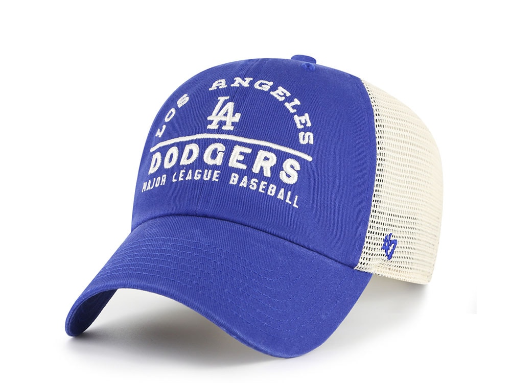 47 Brand Los Angeles Dodgers Blue Clean Up Trucker Snapback Hat