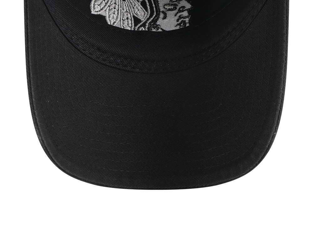 New Era Chicago Blackhawks Stamp Black 9Twenty Snapback Hat
