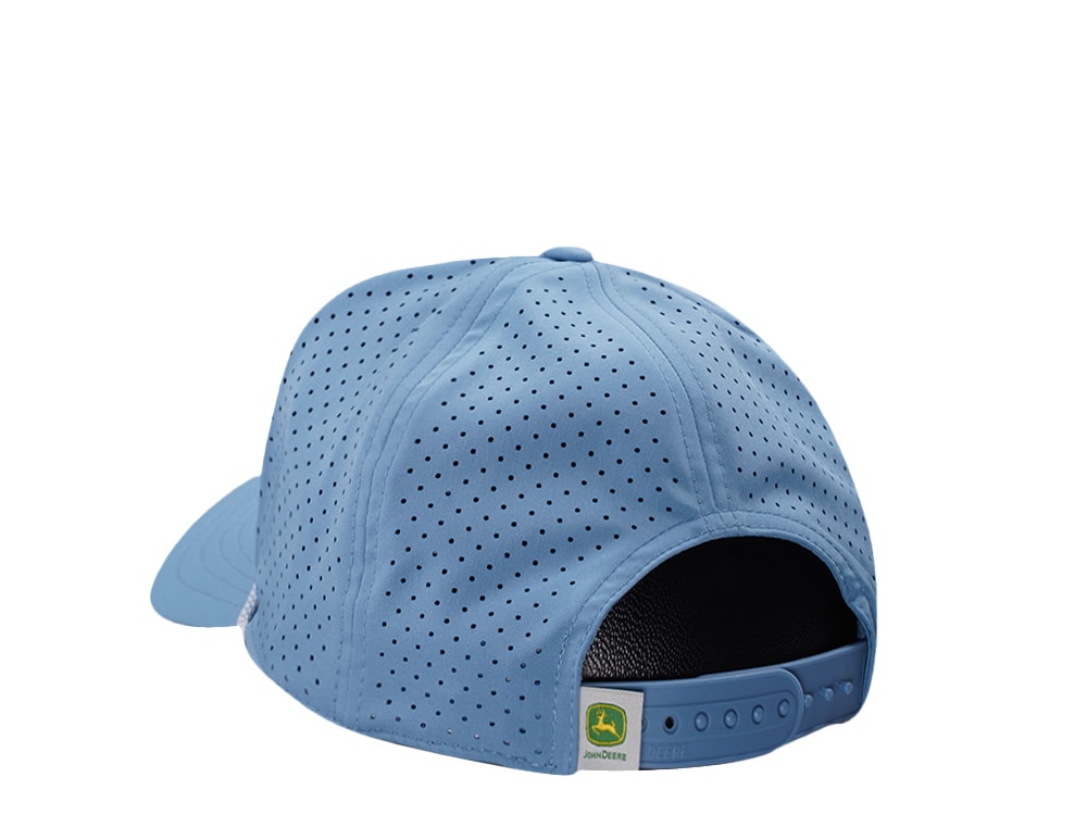 John Deere Nylon Rope Golf Indigo Trucker Snapback Hat
