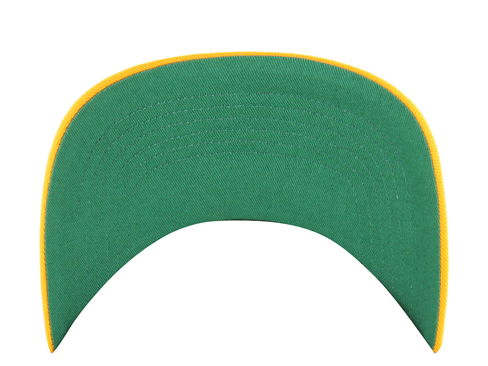 47 Brand Oakland Athletics Cooperstown Golden Age Kelly Green Hitch Snapback Hat