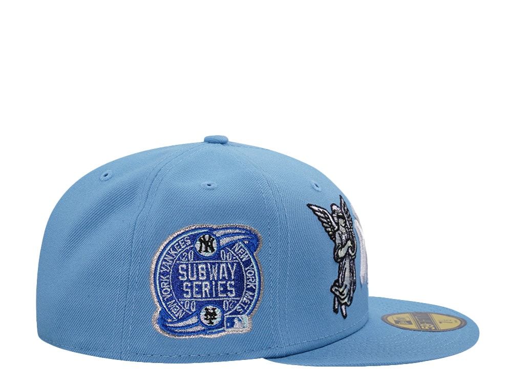 New Era New York Yankees Subway Series Angel Sky Blue Prime Edition 59Fifty Fitted Hat