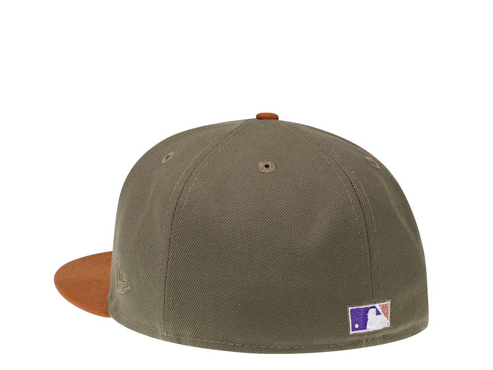 New Era Colorado Rockies 1993 Copper Olive Two Tone Prime Edition 59Fifty Fitted Hat