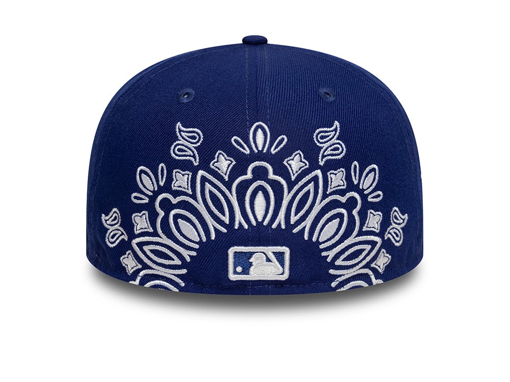 New Era Los Angeles Dodgers Blue Paisley Edition 59Fifty Fitted Hat