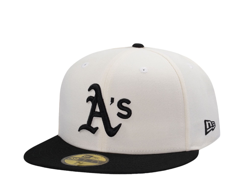 New Era Oakland Athletics Chrome Classic Two Tone Edition 59Fifty Fitted Hat