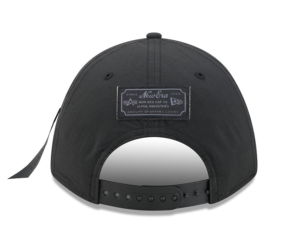 New Era Alpha Industries New York Yankees Black Prime Edition 9Forty M Crown A Frame Snapback Hat
