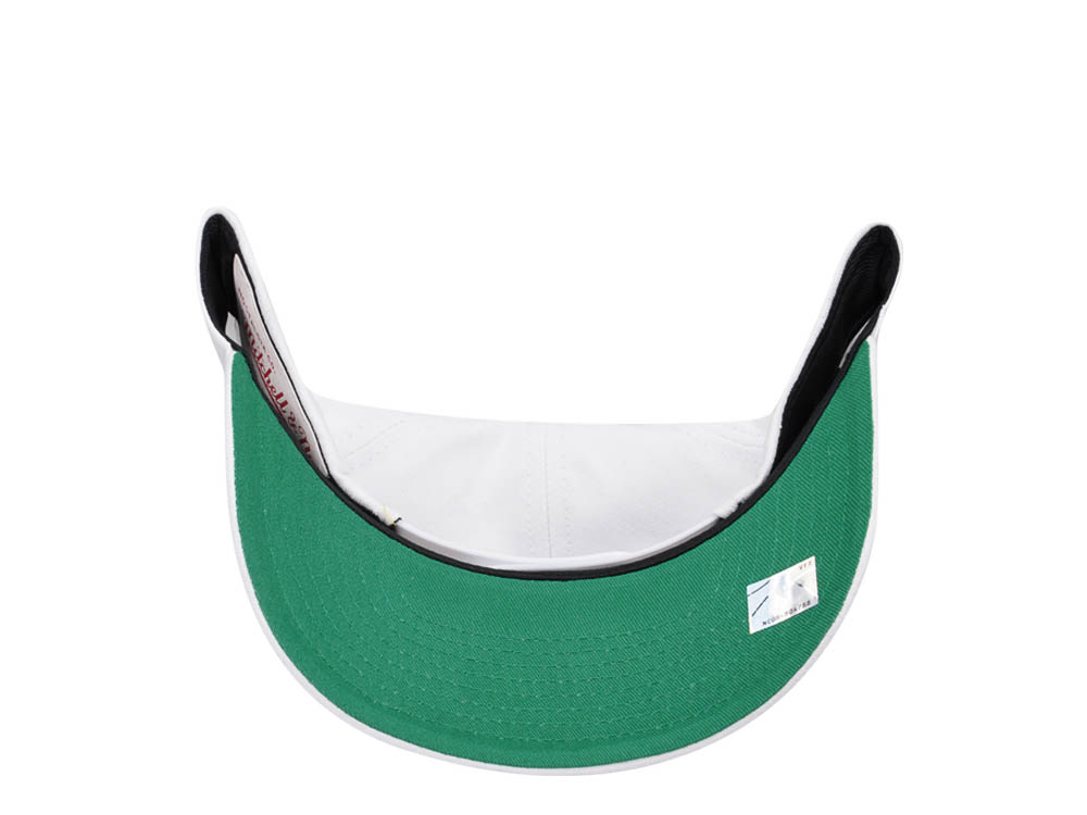 Mitchell & Ness Milwaukee Bucks All in Pro White Snapback Hat