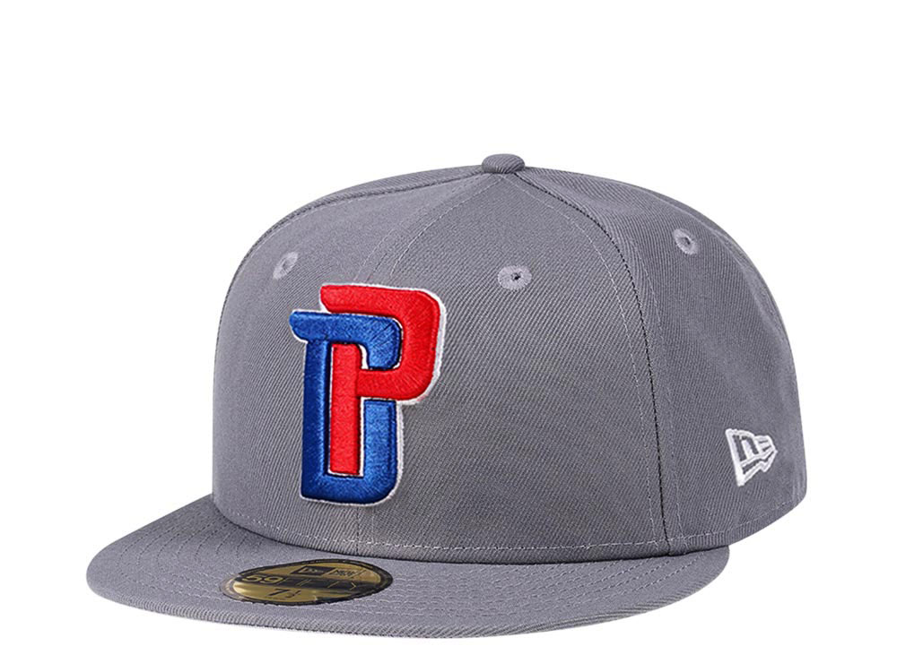 New Era Detroit Pistons Gray Edition 59Fifty Fitted Hat