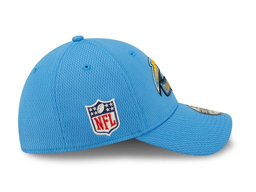 New Era Los Angeles Chargers Light Blue Coach NFL Sideline 2022 39Thirty Stretch Hat