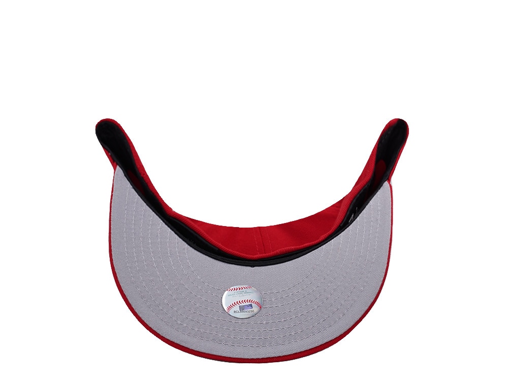 New Era Philadelphia Phillies Scarlet Prime Edition 59Fifty Pre Curved Fitted Hat