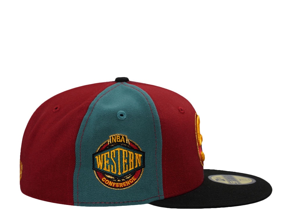 New Era Seattle Super Sonics NBA Western Conference Pinwheel Edition 59Fifty Fitted Hat