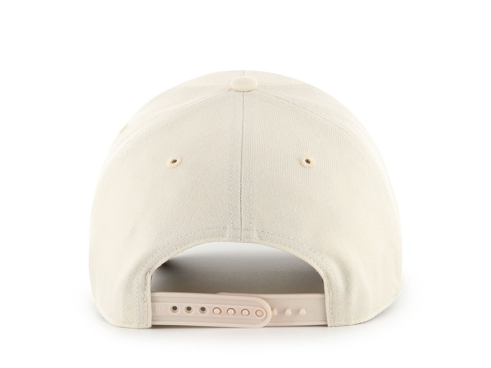 47 Brand Anaheim Ducks Ballpark White Offside Snapback Hat