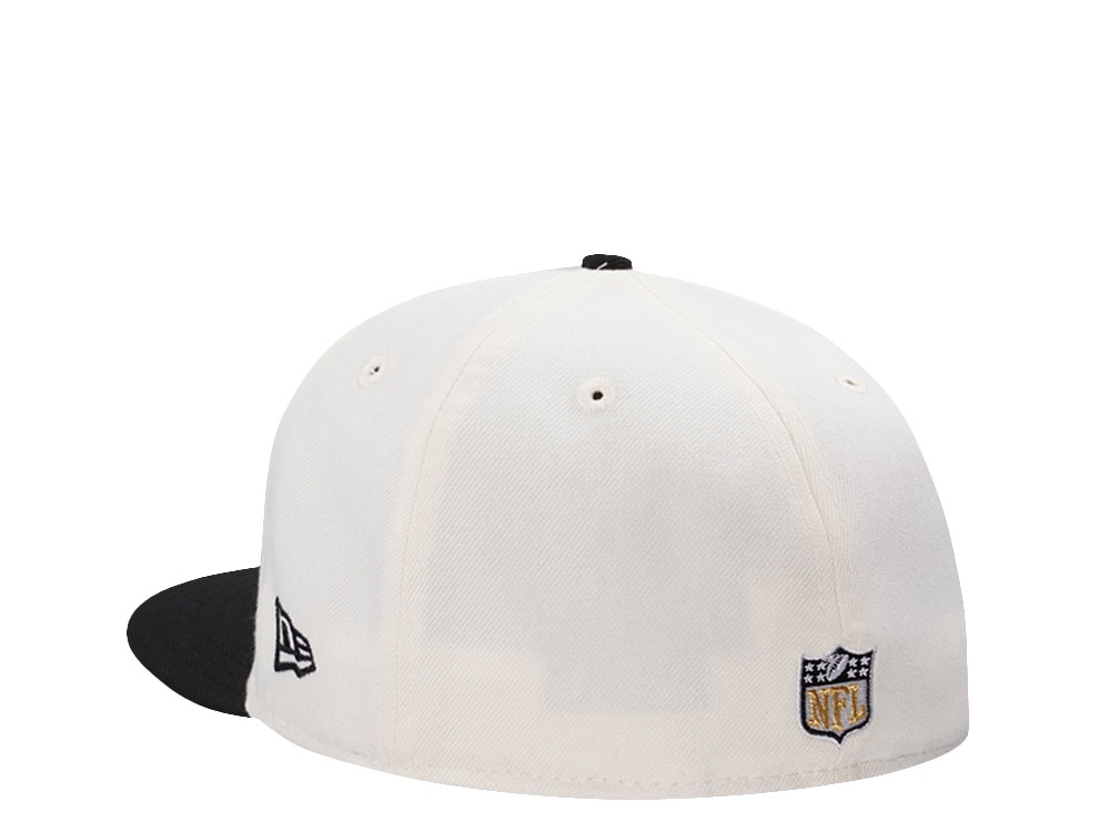 New Era New Orleans Saints Super Bowl XLIV Chrome Two Tone Edition 59Fifty Fitted Hat