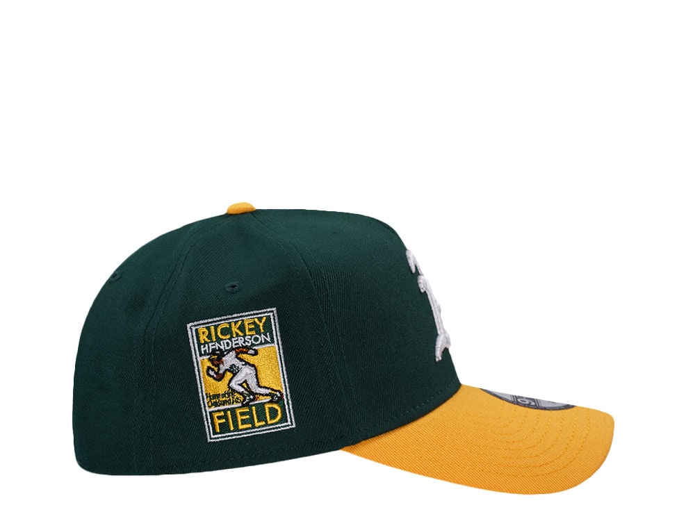 New Era Oakland Athletics Rickey Henderson Two Tone Edition 9Forty A Frame Snapback Hat