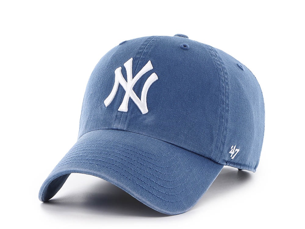 47 Brand New York Yankees Blue Edition Clean Up Strapback Hat